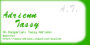 adrienn tassy business card